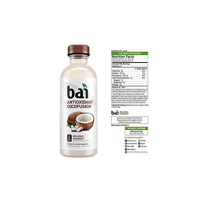 Bai Nutrition Facts Nutrition Ftempo