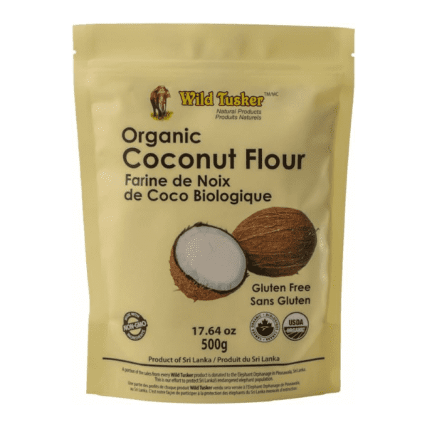 Wild Tusker Organic Coconut Flour, 500g