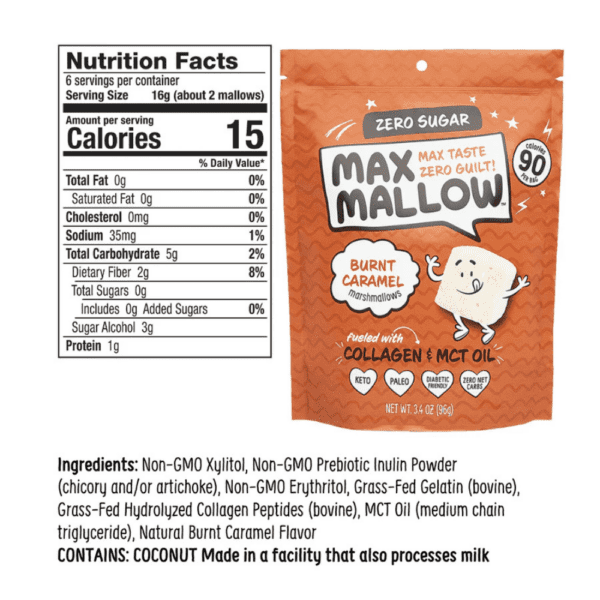 Max Mallow - Burnt Caramel, 96 g