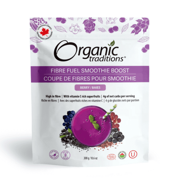 🍁 Organic Fibre Fuel Smoothie Boost - BERRY, 300g