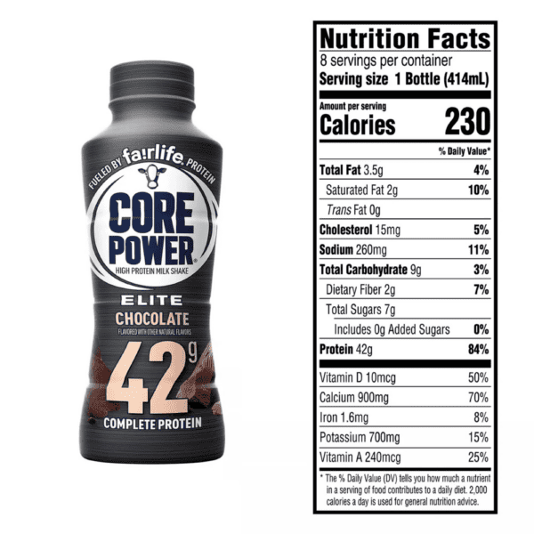 Core Power Elite 42g Protein Shake, Chocolate