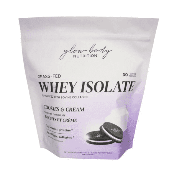 🍁 Glow Body Whey + Collagen, 2 lbs - COOKIES & CREAM