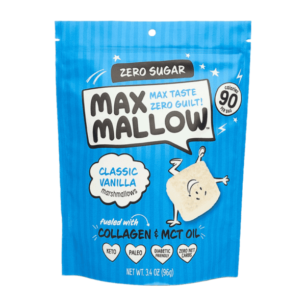 Max Mallow Sugar Free Marshmallows - Classic Vanilla, 96g