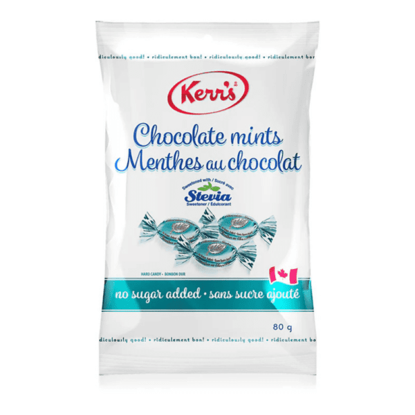 🍁 Chocolate Mints with Stevia, 80g