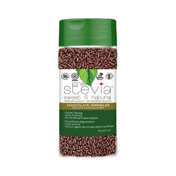 🍁 Stevia Sweetened Sprinkles - Chocolate, 65g