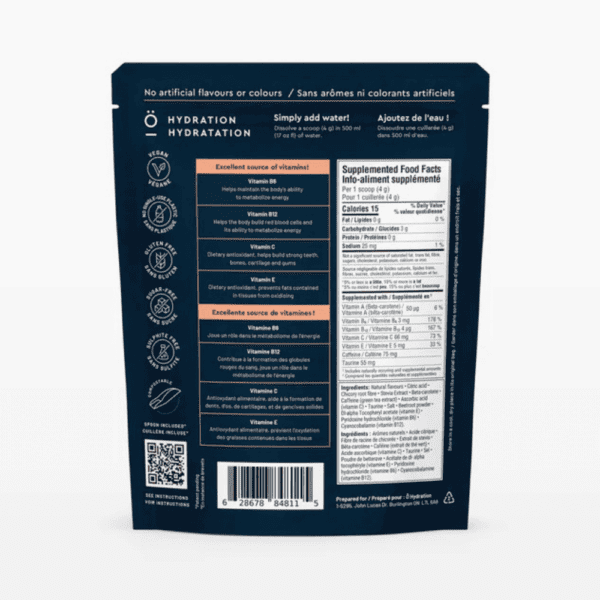 🍁 Ö HYDRATION - Peach Lychee, 80g - 24 servings