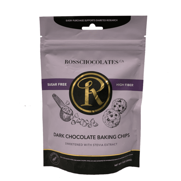 🍁 No Sugar Added Dark Chocolate Baking Chips, 200g