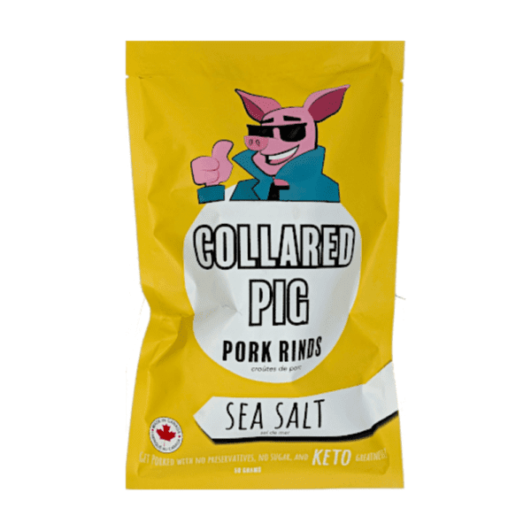 🍁 Collared Pig Pork Rinds - Sea Salt, 50g