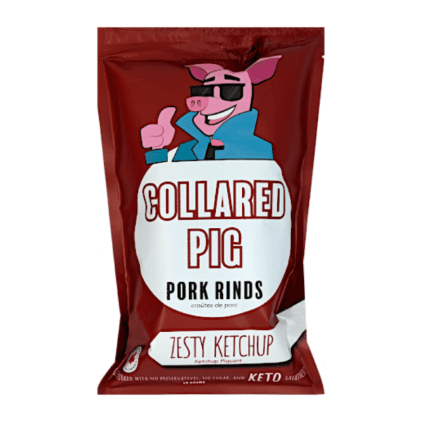 🍁 Collared Pig Pork Rinds - Ketchup, 50g