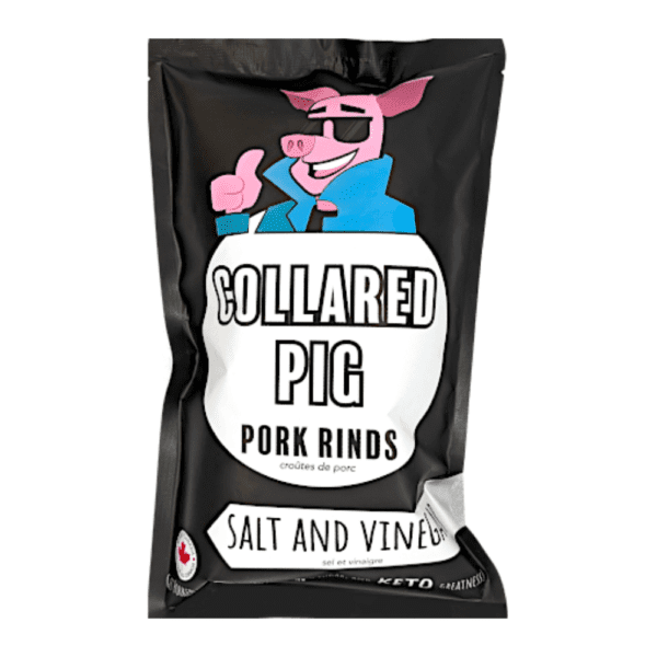 🍁 Collared Pig Pork Rinds - Salt & Vinegar , 50g