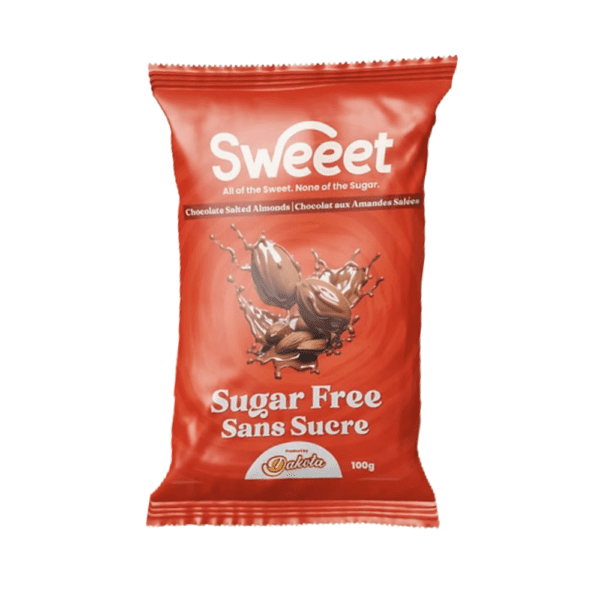 🍁 Sweet Chocolate Salted Almonds, 100g