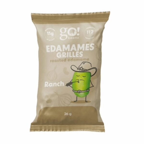 GO Beanz Edamame - Ranch, 26g bag