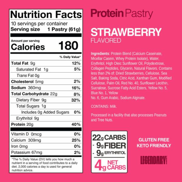 Legendary Protein Pastry - Strawberry, 57g