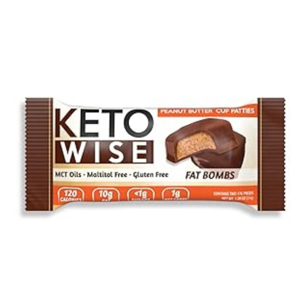 Keto Wise Fat Bombs - Peanut Butter Cup Patties, 34g