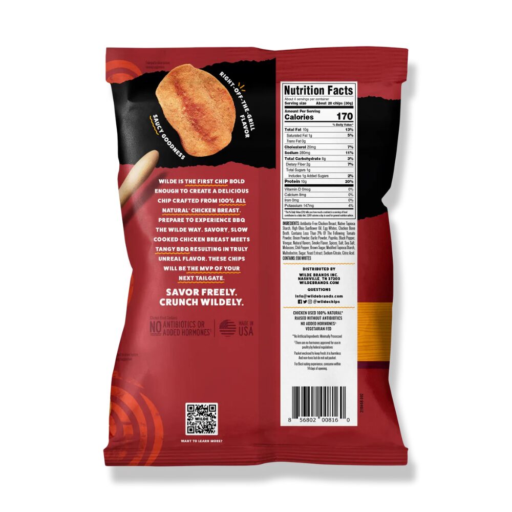 Wilde Protein Chips - Barbeque, 38g