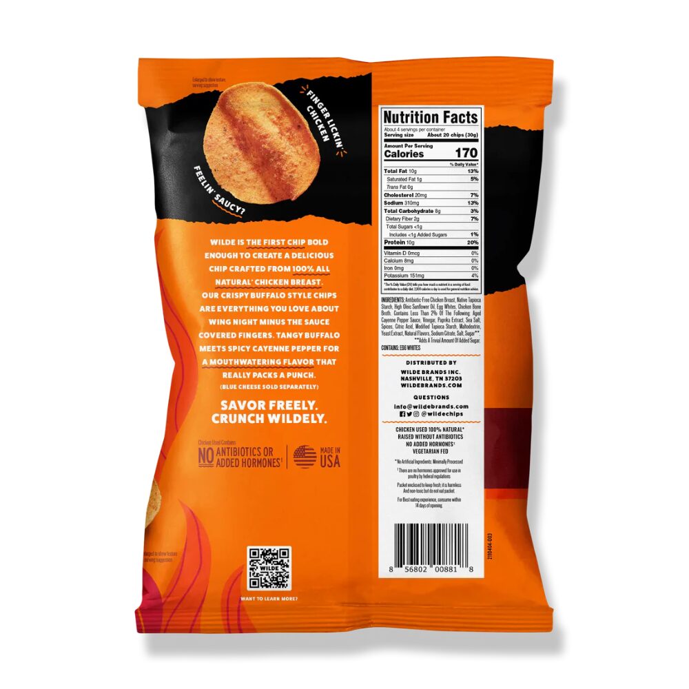 Wilde Protein Chips - Buffalo Chicken, 38g