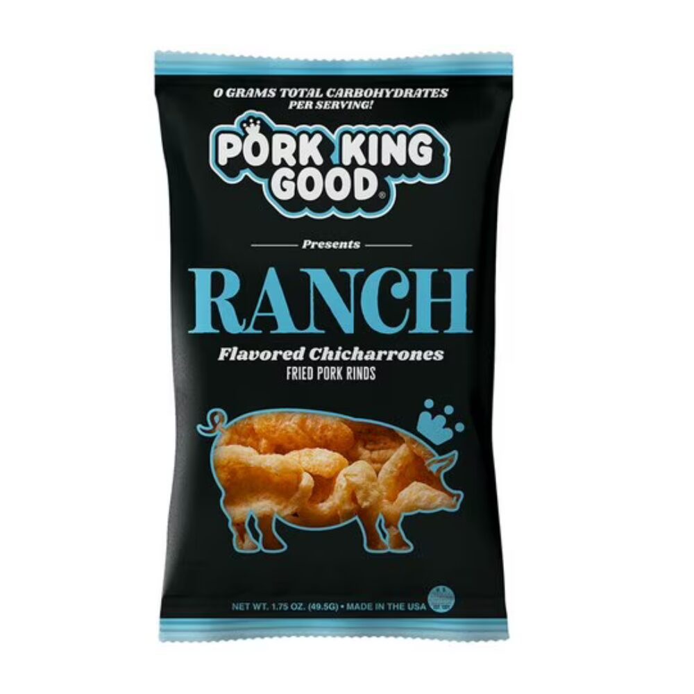 Pork King Good Chicharrones, Ranch, 49.5 g