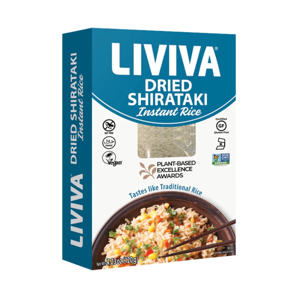 LIVIVA Dried Shirataki Instant Rice, 120g