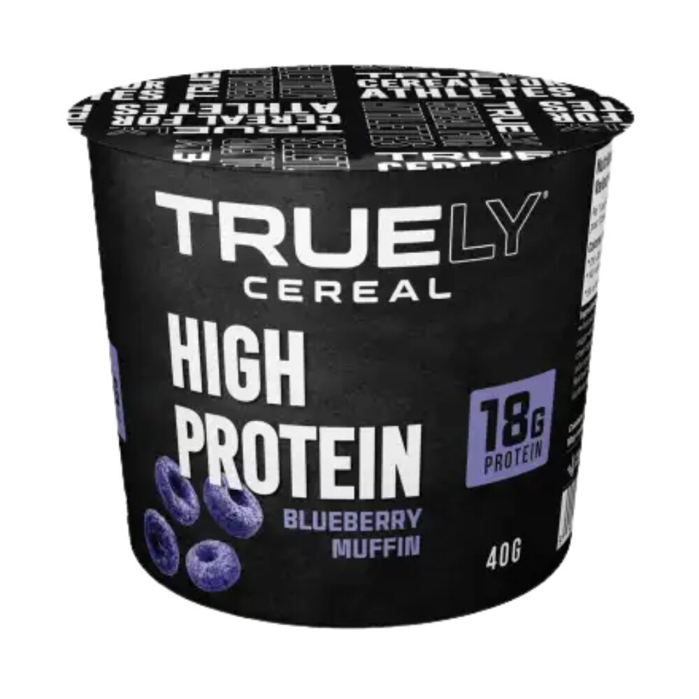 Truely Blueberry Muffin High Protein Cereal Single Serving, 40g