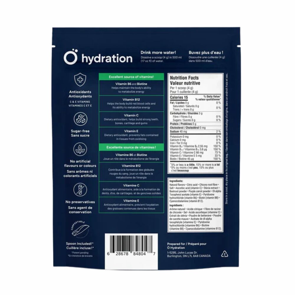 🍁 Ö HYDRATION - Raspberry Watermelon, 100g - 25 Servings