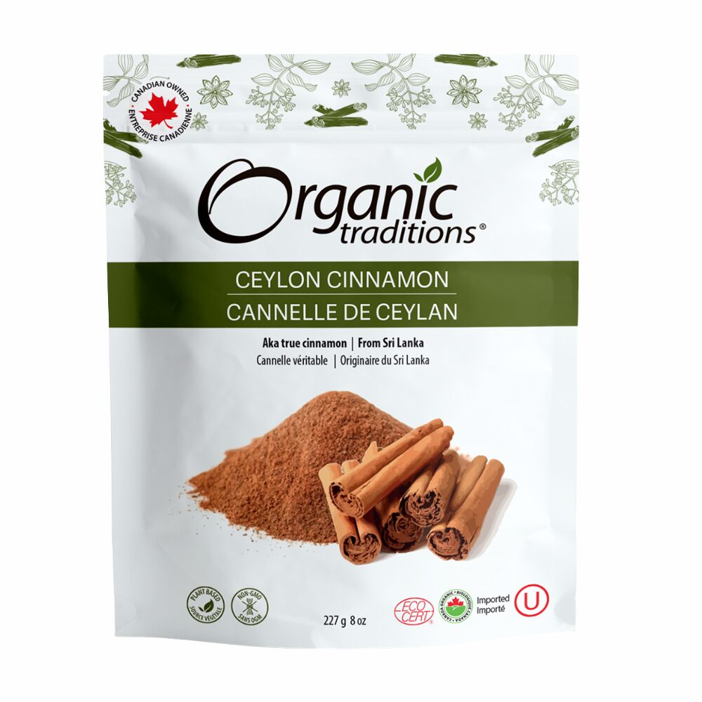 🍁 Organic Traditions - Ceylon Cinnamon Powder, 227g