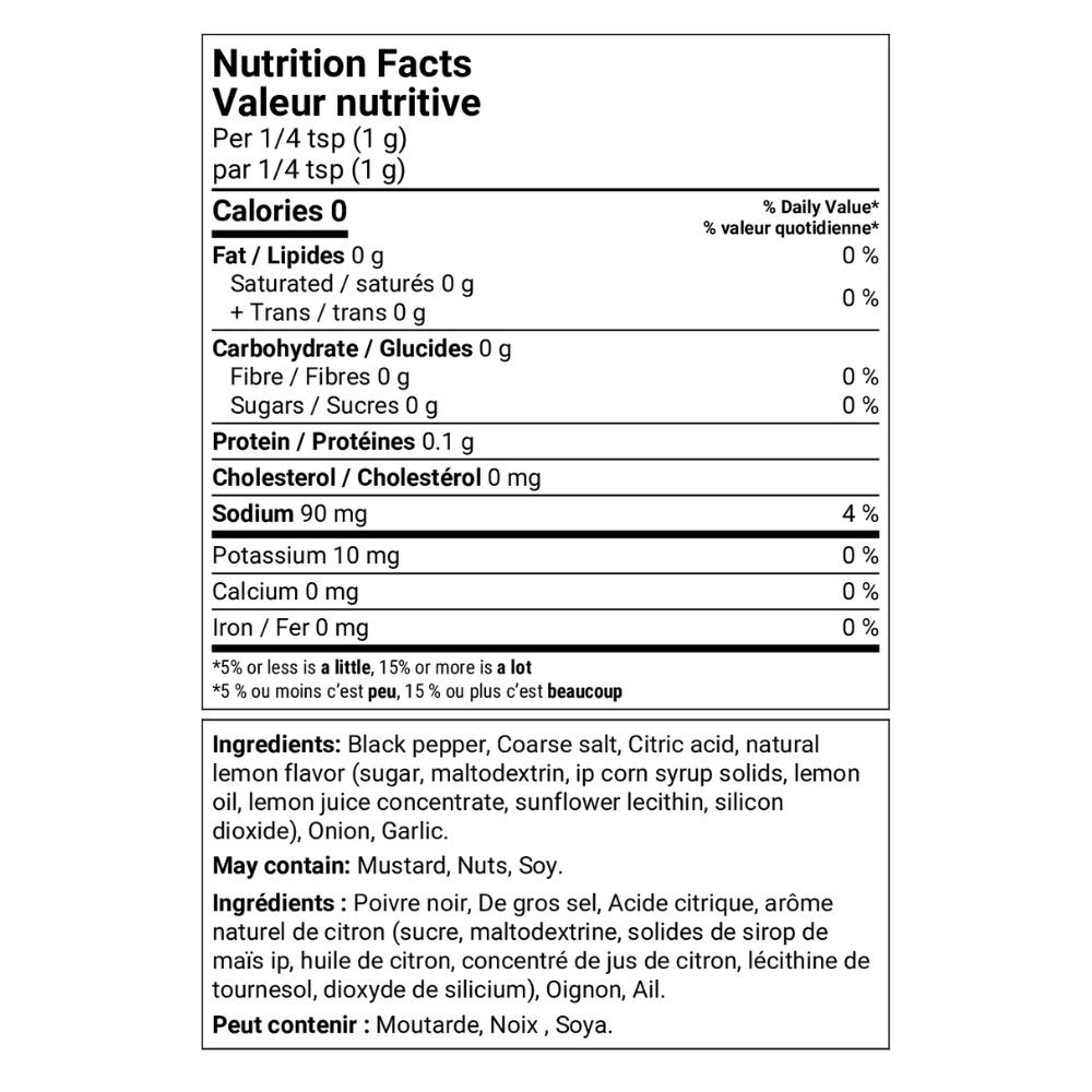 🍁 Rave BBQ Rubs - Lickity Lemon Pepper, 150g