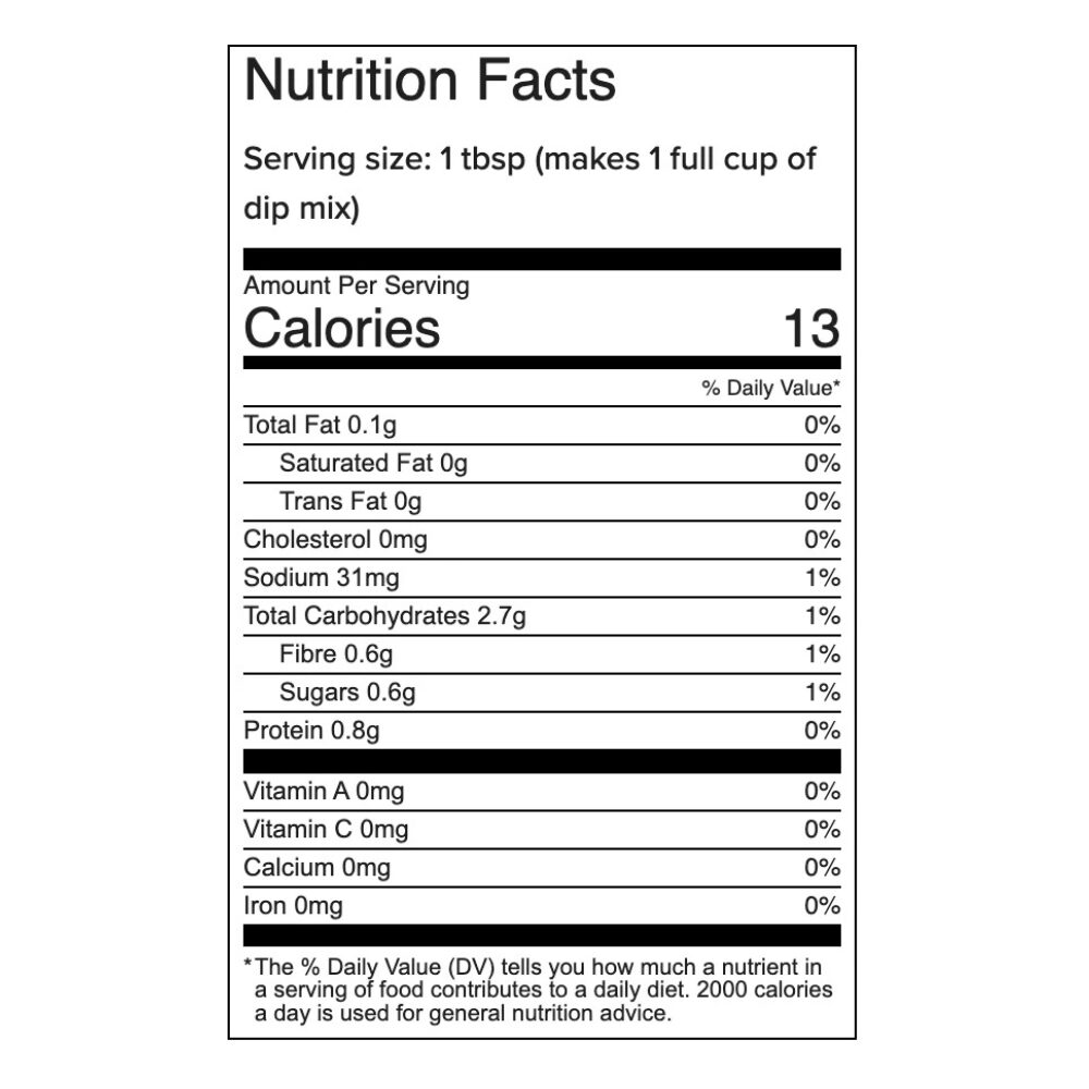 🍁 the spice age - Ranch It Up Dip Mix, 50g