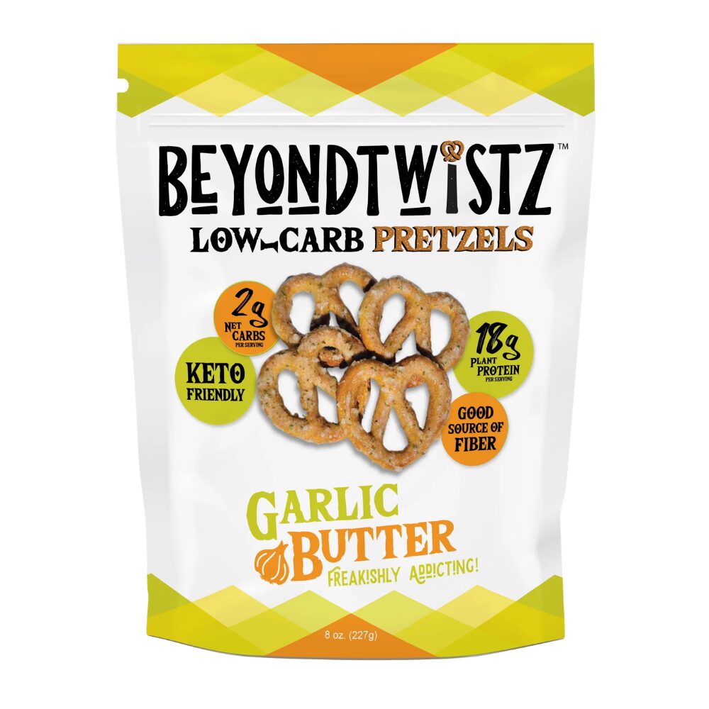 BeyondTwistz Low Carb Garlic Butter Pretzels, 227g