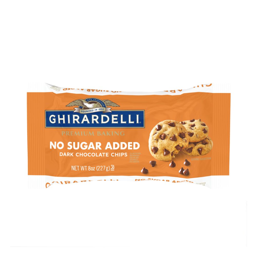 GHIRARDELLI - No Sugar Added Dark Chocolate Chips, 227g