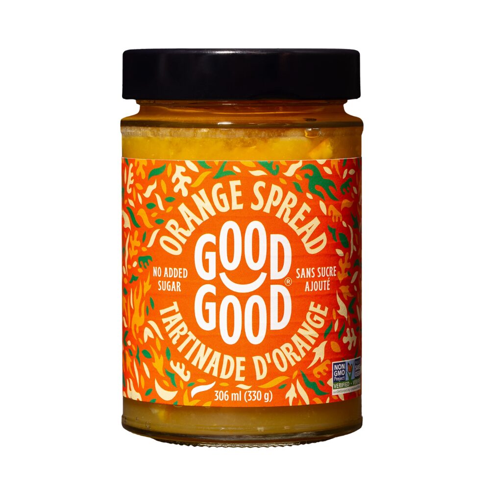 Good Good - No Sugar Added Orange Spread, 330g
