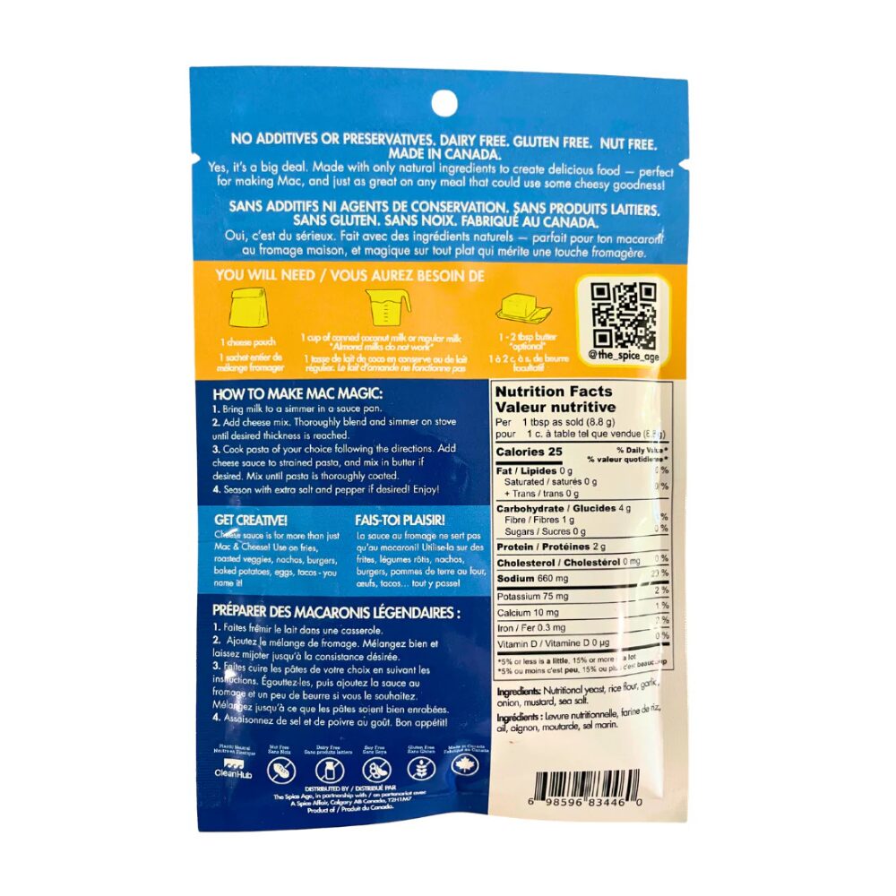 🍁 the spice age - Not Your Classic Mac & Cheese Sauce, 35g