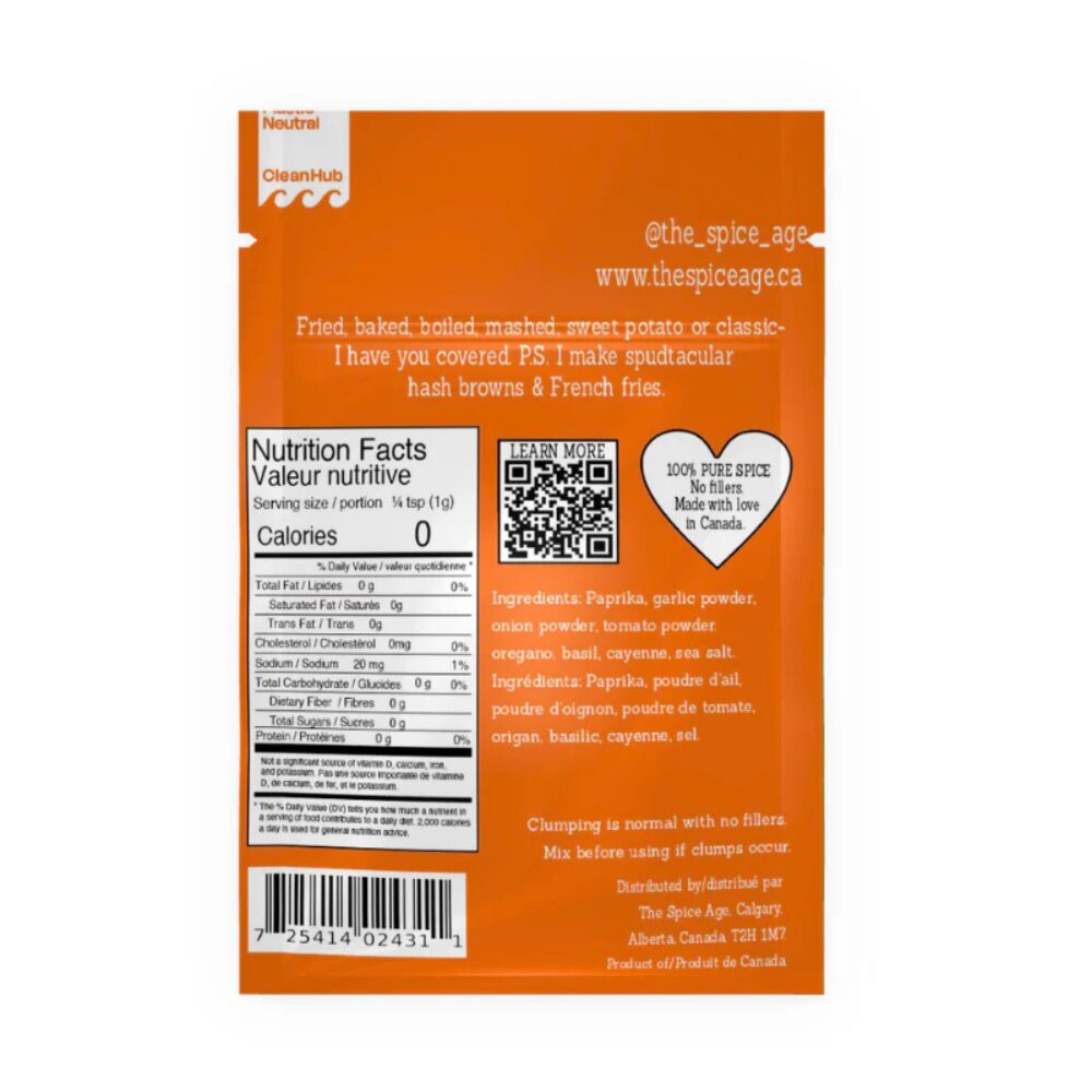 🍁 the spice age - Potato Seasoning, 60g