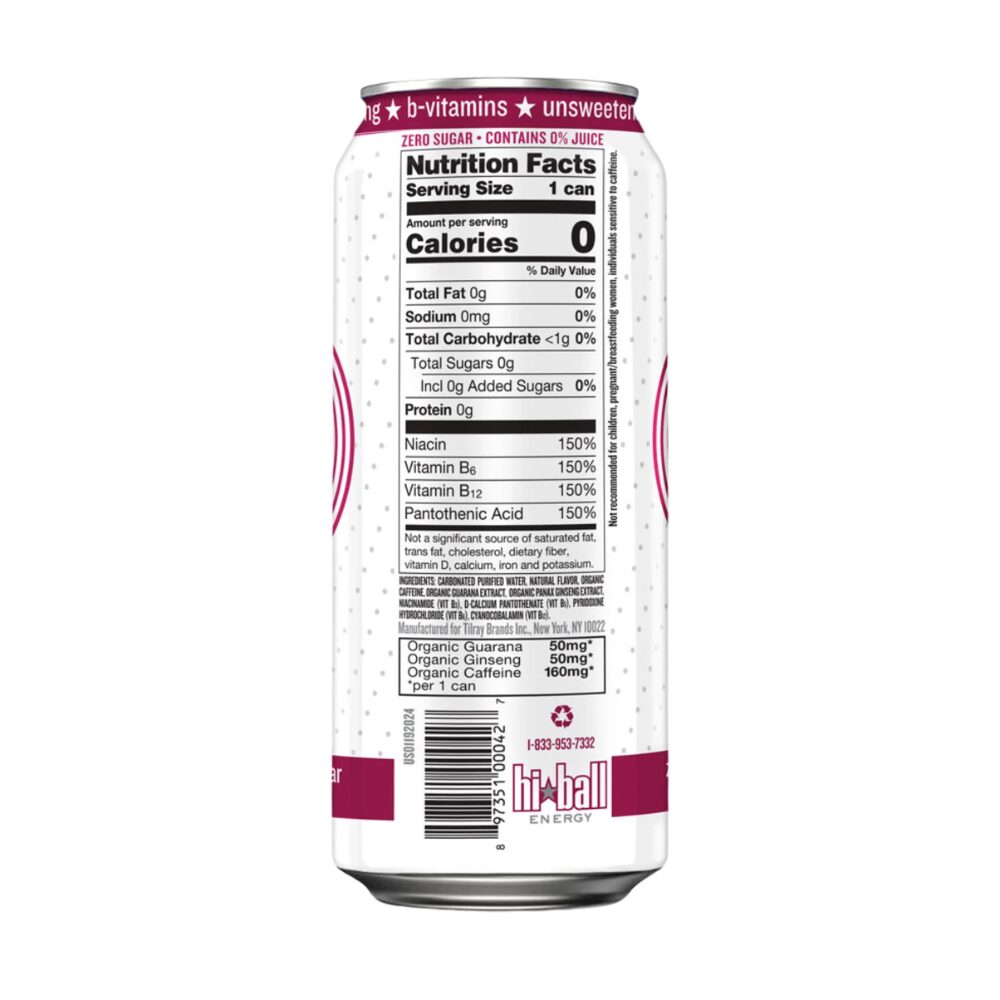 Hiball - Wild Berry Energy Seltzer, 473mL