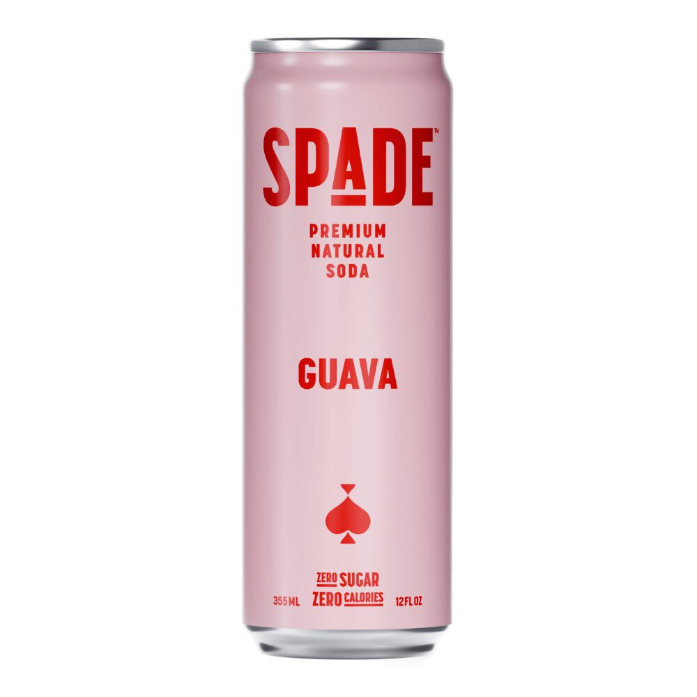 Spade - Guava Natural Sparkling Soda, 355mL