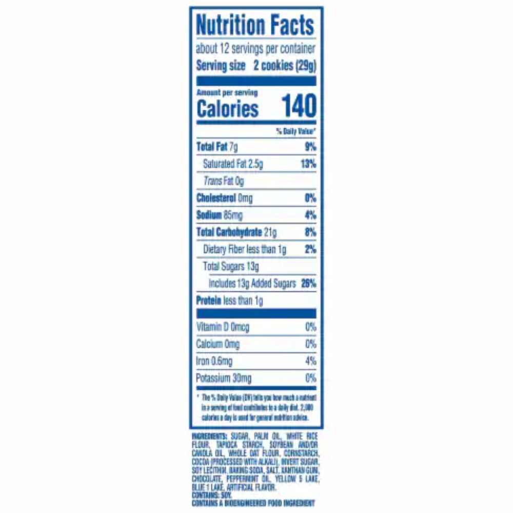 OREO – Gluten Free Mint Creme Sandwich Cookies, 353g