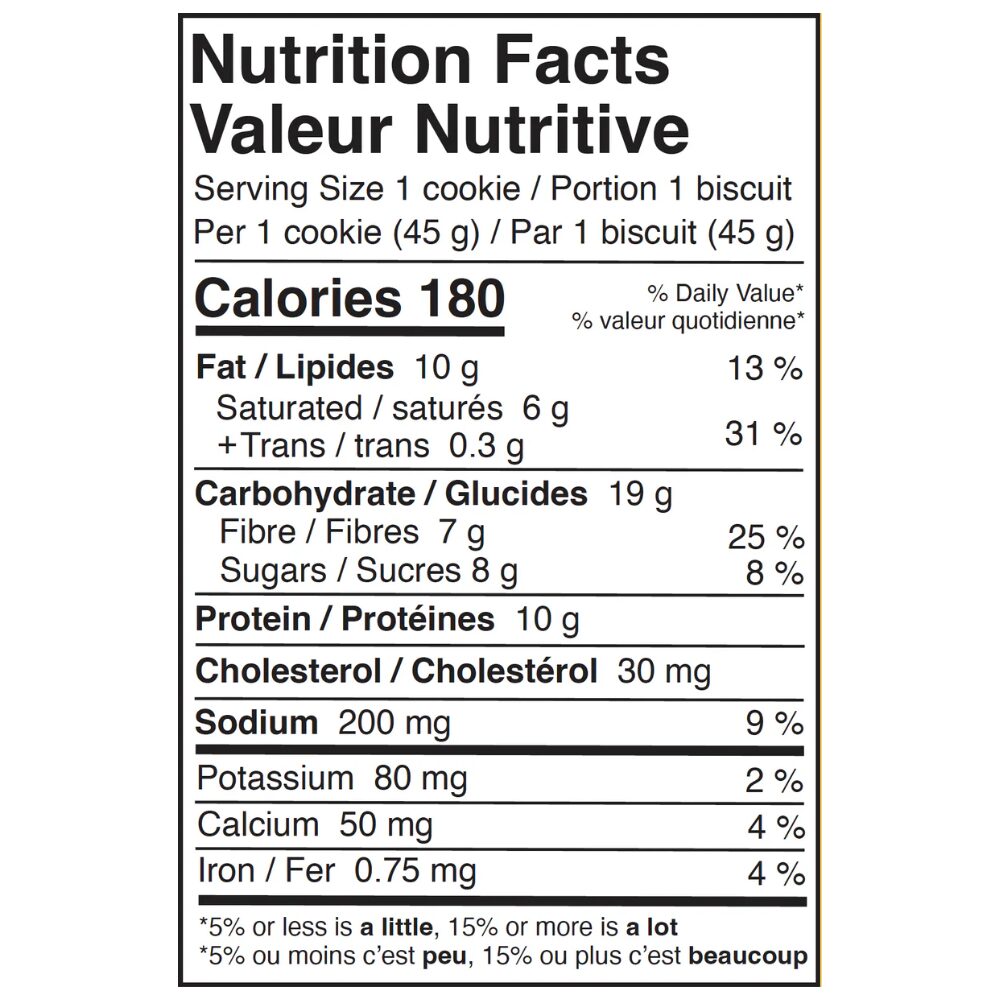 Sweet Nutrition – Protein Soft Oatmeal Chocolate Chip Cookie, 45g