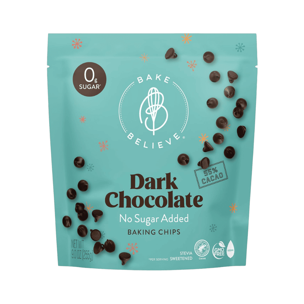 Bake Believe – Dark Chocolate Baking Chips, 255g