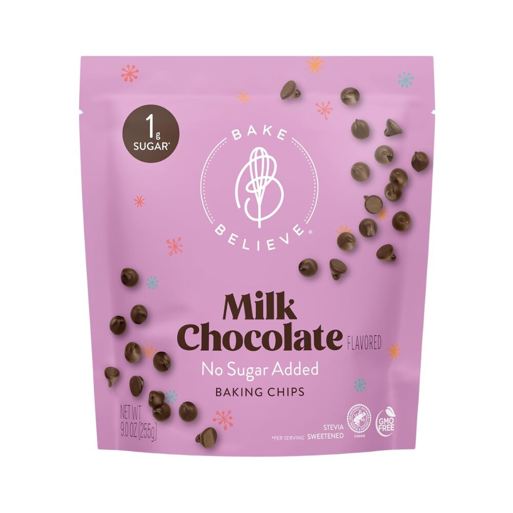 Bake Believe – Milk Chocolate Baking Chips, 255g