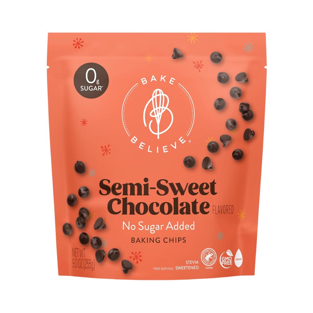 Bake Believe - Semi Sweet Chocolate Baking Chips, 255g