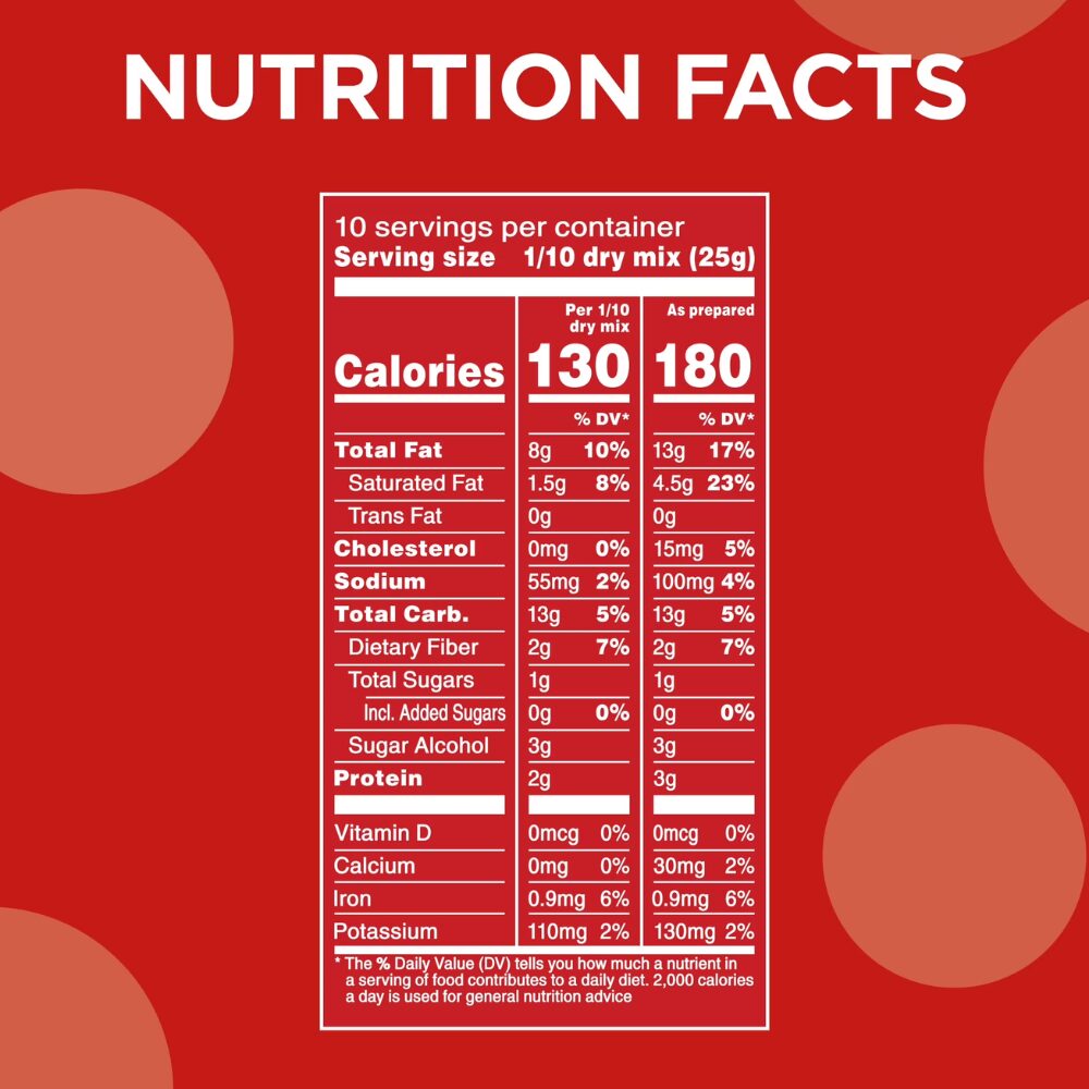 Duncan Hines – Keto-Friendly Chocolate Chip Cookie Mix, 8.8 OZ