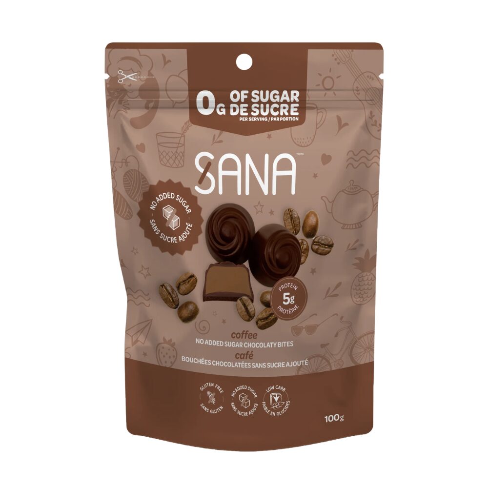 π Sana Dark Chocolate Bites β Coffee, 100g