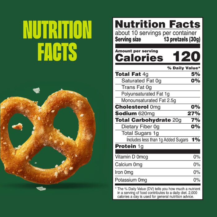 Glutino Gluten Free Vlasic Dill Pickle Pretzel Twists, 312g